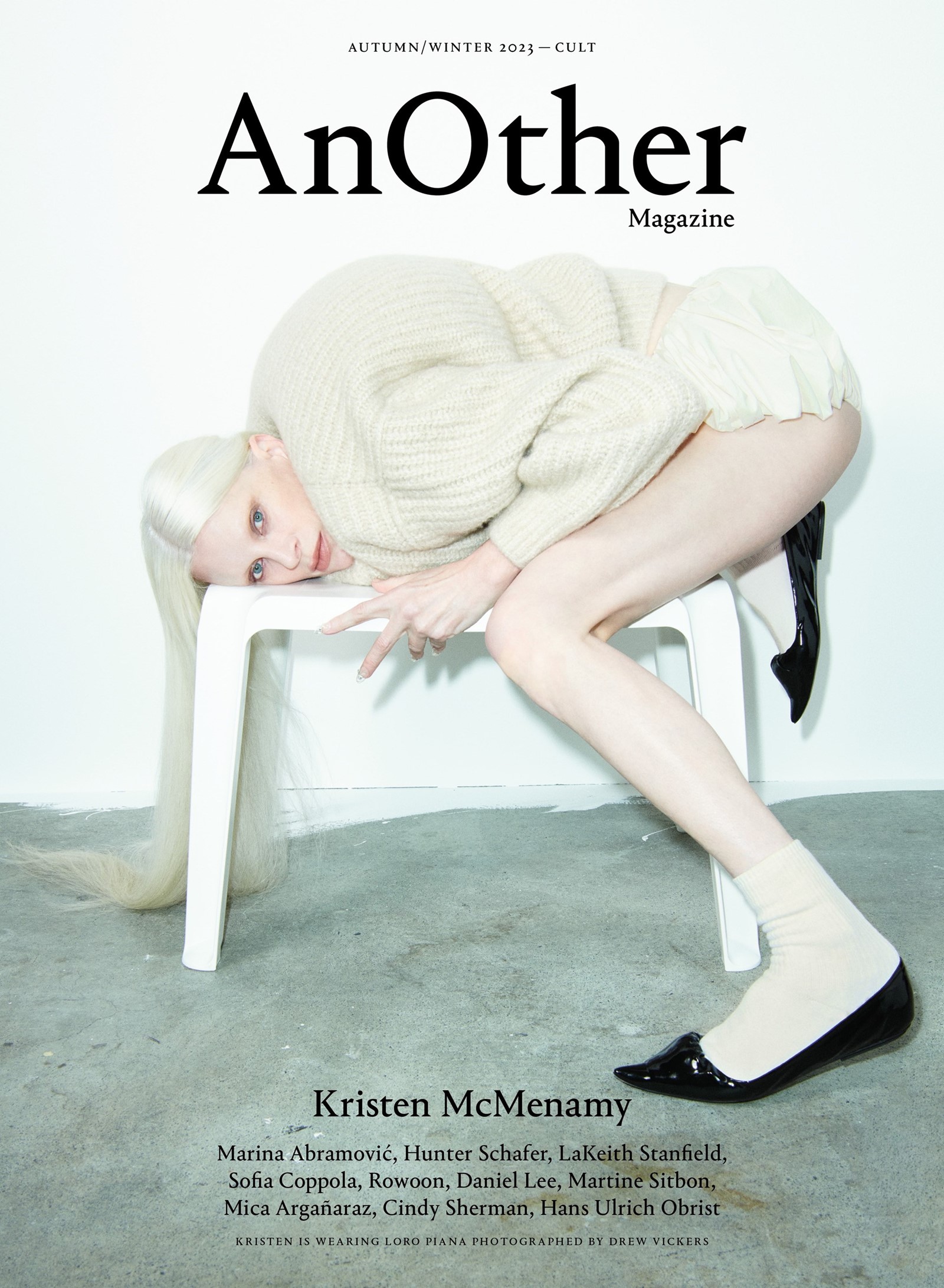 Cover Kristen McMenamy Lora Piana